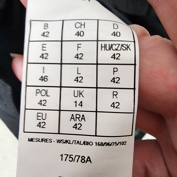 Promod Black White Zebra Print Mini Skirt Exposed Zip Size 42/10 - Picture 7 of 10